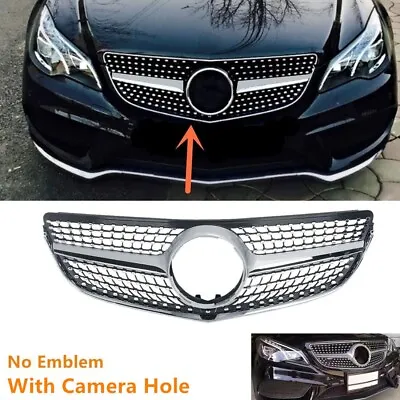 Diamond Front Grille Grill For Mercedes C207 Facelift Coupe 2014-2017 E350 E400 • $84.98