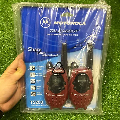 Motorola Talkabout T5200 FRS Recreational Two Way Radio Walkie-Talkie 2-Pack • $30