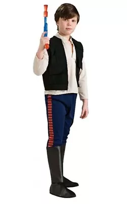 Licensed Han Solo Star Wars Child Boys Fancy Dress Halloween Costume • £29.91