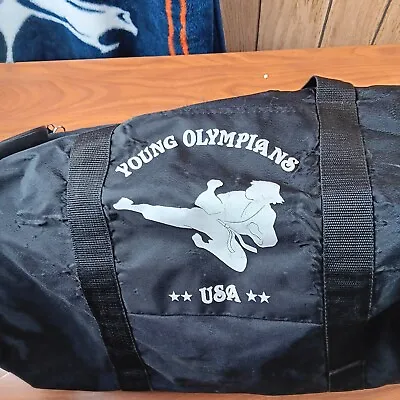 Young Olympians Gym Bag Black Martial Arts Fitness Bag • $7.50