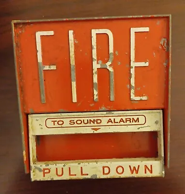 Fire-Lite BG6 Vintage Metal Fire Alarm Pull Station • $49.99