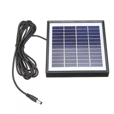 Outdoor Cable 5W 12V Polysilicon Solar Panel Charger For Light Camera Solar • £12.35