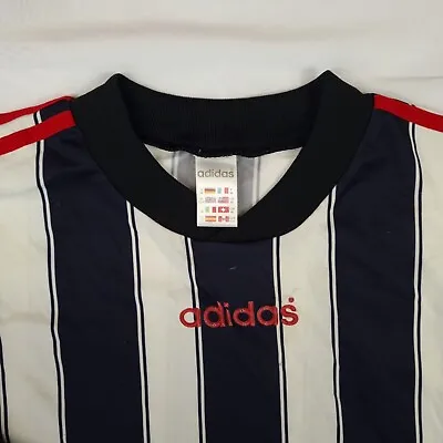 Adidas Made In England Long Sleeve Striped Football T-Shirt • £49.95