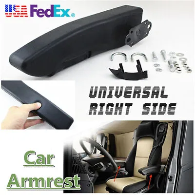 Universal PU Leather Car Truck Seat Armrest  Console Box Right Side Comfortable • $37.89