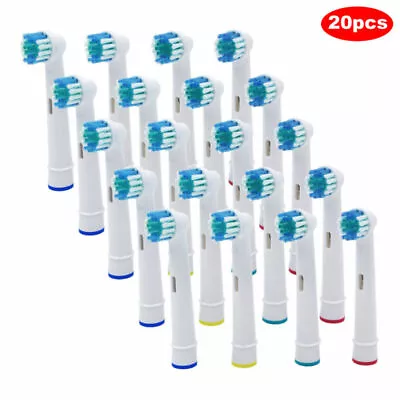 20pcs Toothbrush Head For Braun Oral B Pro1000 Pro3000 Pro600 Pro7000 Pro500 • $21.99