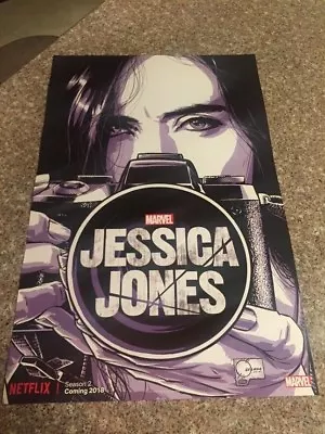 Marvel Jessica Jones TV Show Art Sketch Poster NYCC 2017 Krysten Ritter Quesada  • $11.99