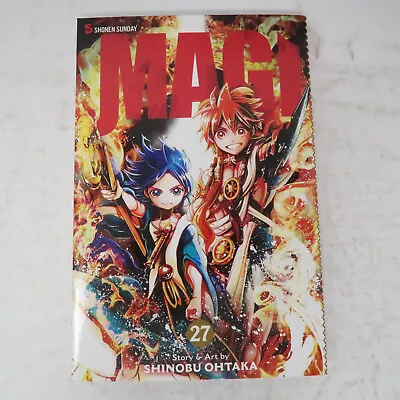 Magi The Labyrinth Of Magic Vol 27 English Manga By Shinobu Ohtaka • $58.26