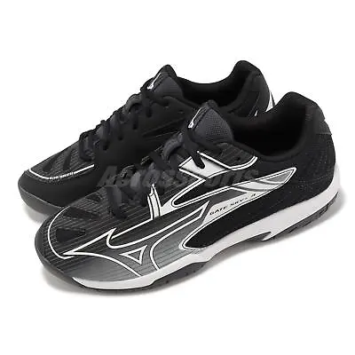 Mizuno Gate Sky Plus 4 Wide Black White Men Unisex Badminton Shoes 71GA2421-40 • $89.99