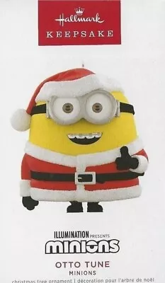 £22.99 • Buy Hallmark Keepsake 2022 Minions Otto Tune Christmas Tree Ornament Magic Sound NEW