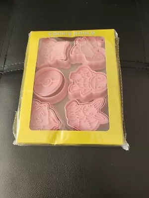 6 Designs 3D Cookie Cutters Biscuit Mold Cookie Mould Stamp Baking Pastry Decor • £9.99