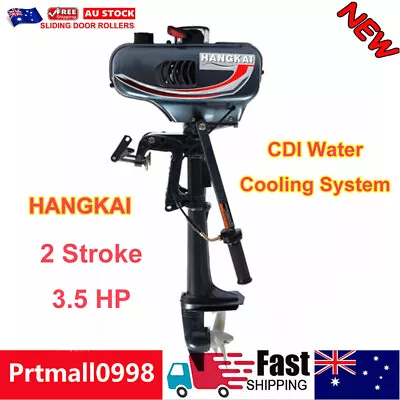 $410 • Buy HANGKAI 2 Stroke 3.5 HP Outboard Motor CDI Water Cooling Boat Engine Motor