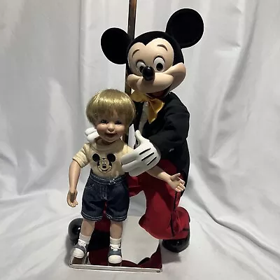 RARE  A Hug For Mickey  Ashton Drake Galleries Disney Porcelain Doll Set  • $100