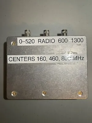 Custom Diplexer 0-520 MHz 600-1.3 GHz VHF UHF 7/800 Discone Omni Scanner • $125