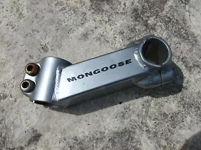 Vintage Mongoose 25.4 High Rise Stem Silver 1-1/8  Extension Tube MTB • $23.99