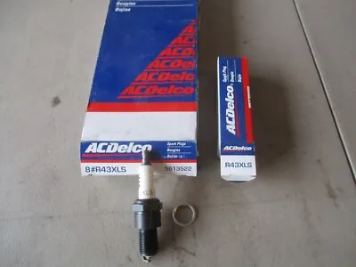 New NOS (8) AC Delco Spark Plugs 5613522 / R43XLS = Champion # 404 / RN12YC • $14.50