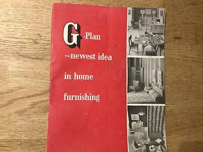 Vintage Mid Century 1950s G Plan Home Furniture First Edition Catalogue • £40