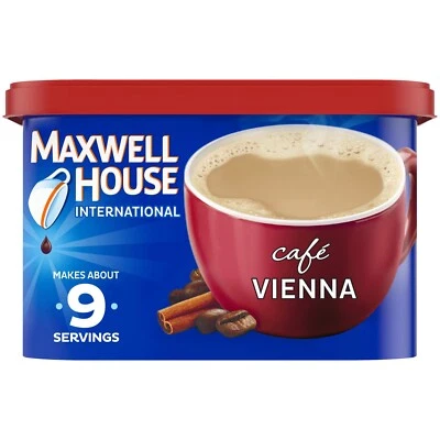 $26.48 • Buy Maxwell House International Vienna Cafe-Style Beverage Mix, 9 Oz EXP 11/2023