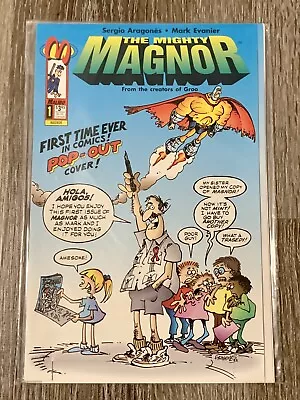 Mighty Magnor #1 Sergio Aragones 1993 Comic Book Malibu Comics NM Bagged Boarded • $12