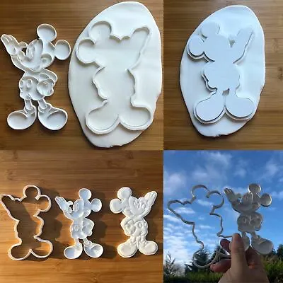 Mickey Mouse-inspired - Cookie Cutter Fondant Cake Decorating • £23.51