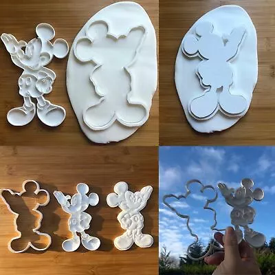 Mickey Mouse-inspired - Cookie Cutter Fondant Cake Decorating • £23.51