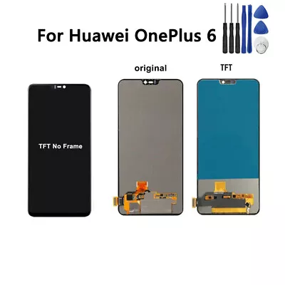 Phone TFT LCD Touch Screen Digitizer Assembly For Huawei OnePlus 6 Repair Parts • $111.45