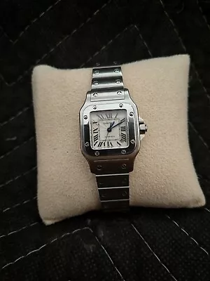 Cartier Santos Galbee 2423  24MM Ladies Automatic Watch • $2700