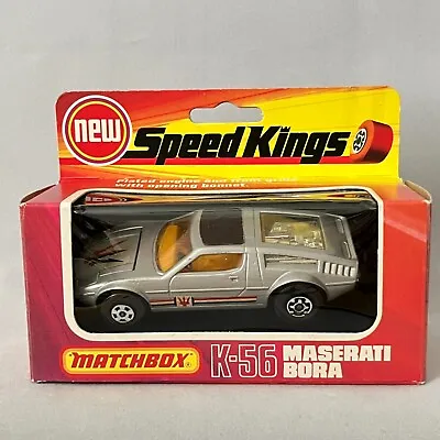 Matchbox Speed Kings K-56 Maserati Bora 1:43 Scale 1976 New In Box Vintage • $64