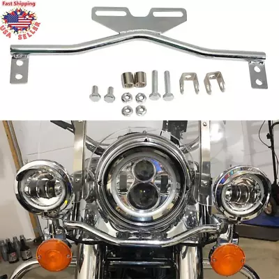 Driving Passing Spot Light Bar Bracket For Yamaha VStar XVS 650 950 1100 1300 • $31.26