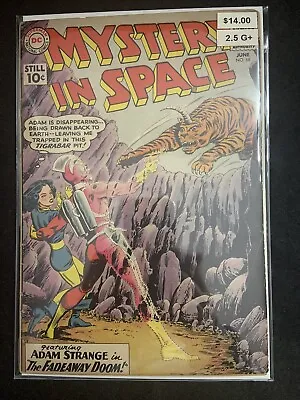Mystery In Space #68 - Adam Strange Stars (DC 1961) G+ 2.5 • $39.99