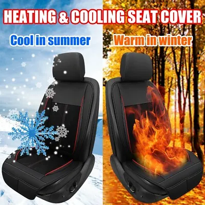 12 Car Heated Cooling Home Office Cover Chair Heating Heater Seat Cool Cushion • $60.44