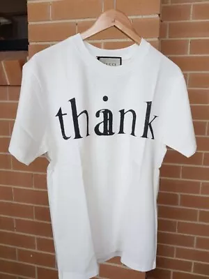 $330 • Buy Gucci Thaink T-shirt New With Tag Size XS/Oversized 174cm 65kg Comfortably 