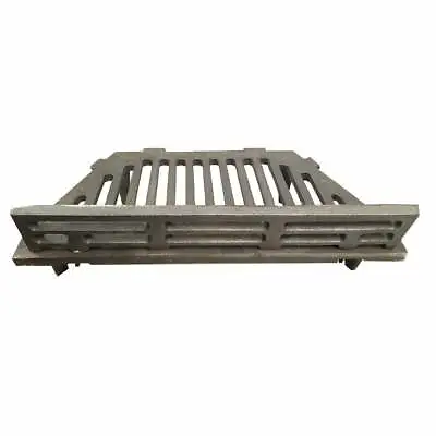 A.L.Cast Iron Bottom Fire Grate 4 Legs Complete With Coal Guard - 16  Open Fire • £42.11