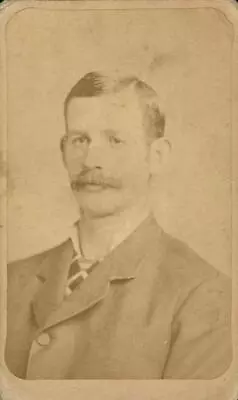 Vintage CDV Of A Middle Aged Man  A.H. Plecker Lynchburg VA • $1.95