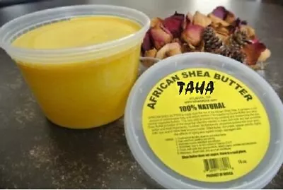 £10.97 • Buy TAHA 100% NATURAL AFRICAN  SHEA BUTTER (creamy ) 16 Oz **100% ORIGINAL**