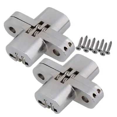 2PCS Stainless Steel Hidden Concealed Copper Hinge 13mmx45mm For Jewelry Box • $20.98