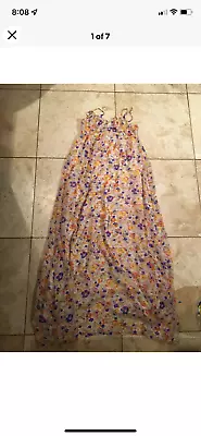 Floral Moda International Maxi Dress Flowy Beautiful S/P • $32