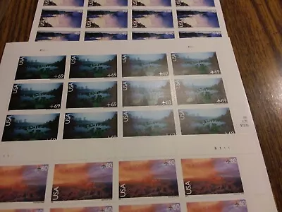 U.s. Okefenoke Swamp Grand Canyon Niagara Falls Stamps 3 Sheets Cc24 • $48