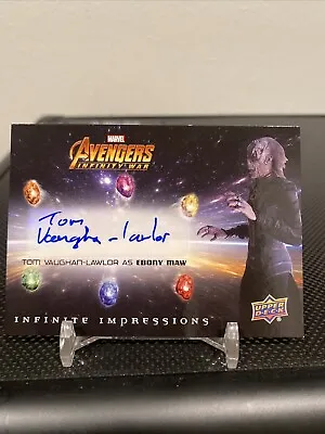 $29.99 • Buy Tom Vaughan-lawlor 2018 Ud Infinite Impressions Avengers Autograph Card Ii-em