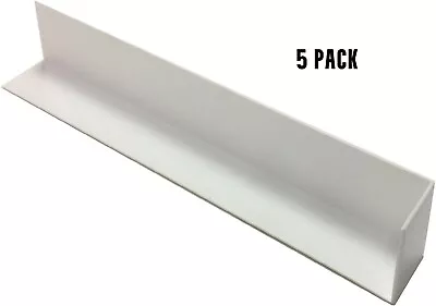 5 X UPVC Plastic Fascia Board Corner Joints White 300mm Square Edge Profile • £10.30