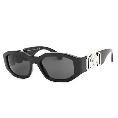 [0VE4361] Versace Black Frame With Dark Grey *NEW* • $169.99