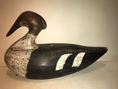 Merganser Duck Decoy Folk Art Vintage  • $329
