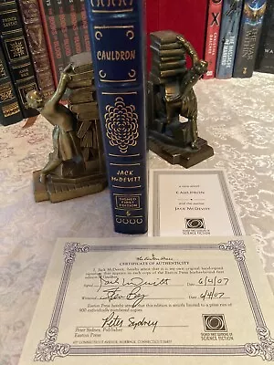 MASSIVE LIB EASTON  Press Cauldron Jack McDevitt SIGNED 1st Ed COA Sci Fi LIMIT • $110