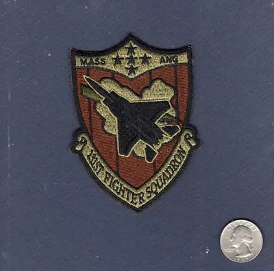 131st FS MA ANG USAF F-15 EAGLE Subdued Fighter Squadron Patch • $7.99