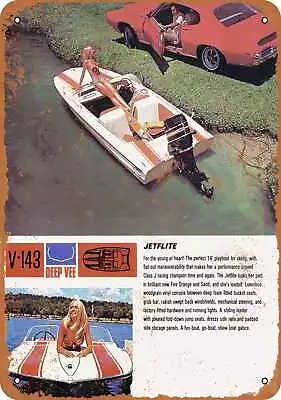 Metal Sign - 1970 Glastron Deep Vee Boats - Vintage Look Reproduction • $18.66