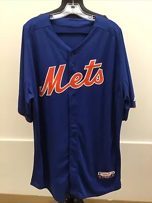 Majestic Authentic Collection New York Mets Jersey Size 50 Blue • $9.99