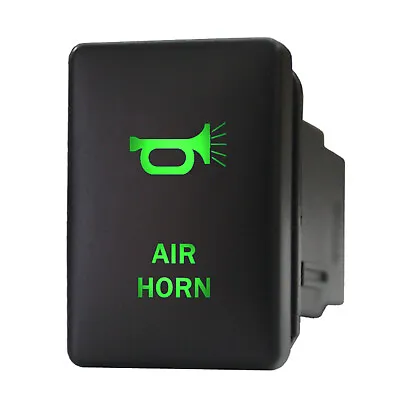 AIR HORN 9B54GM Push Switch 12V LED Green Momentary For Toyota Tundra Sequoia • $14.50