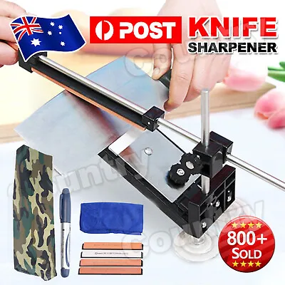 $25.95 • Buy Professional Chef Knife Sharpener Kitchen Sharpening System Fix Angle 4 Stones
