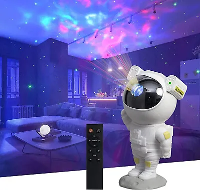 Best Starry Galaxy Projector Night Light Lamp Space Nebula Star With Remote • £12.99