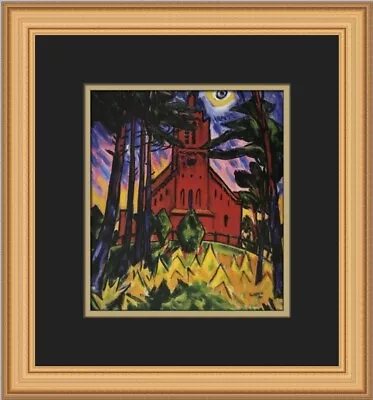 Max Pechstein Rote Kirche Custom Framed Print • $75