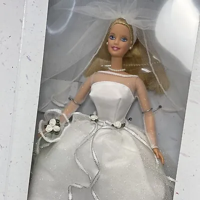 1999 BLUSHING BRIDE BARBIE Blonde Caucasian Doll #26074 Mattel Vintage BRAND NEW • $49.99